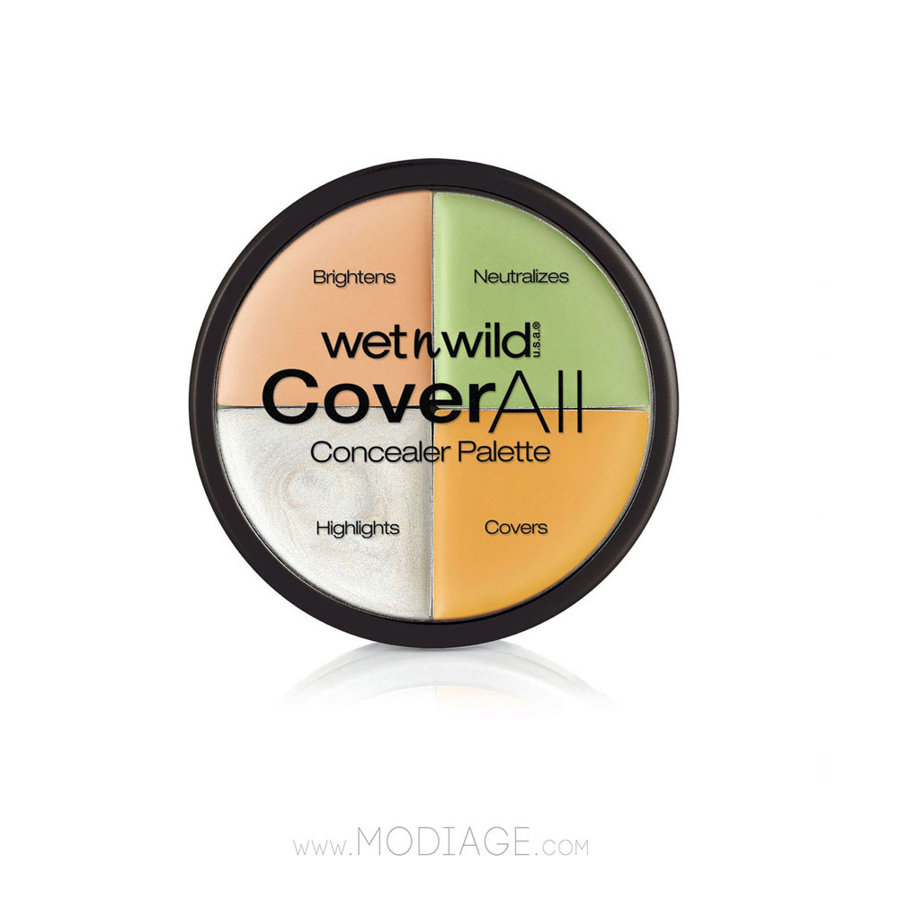 پالت اصلاح رنگ صورت کاورال وت اند وایلد CoverAll