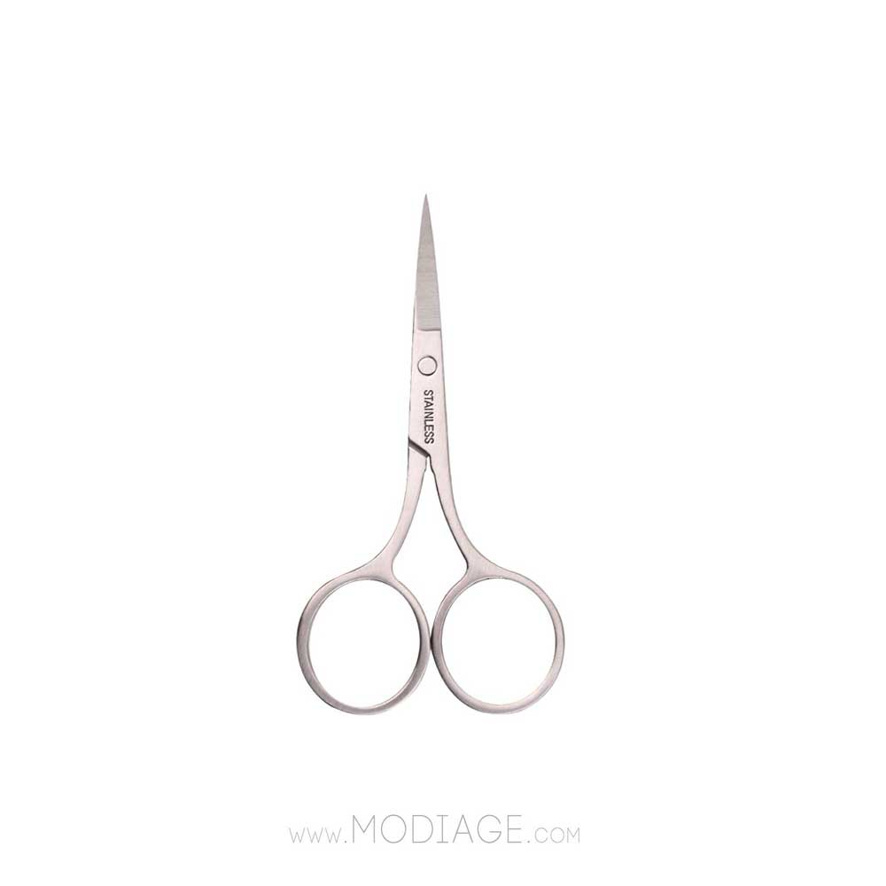 قیچی ابرو مات (تیتانیوم) گلدن فیشر Golden Fisher eyebrow scissor