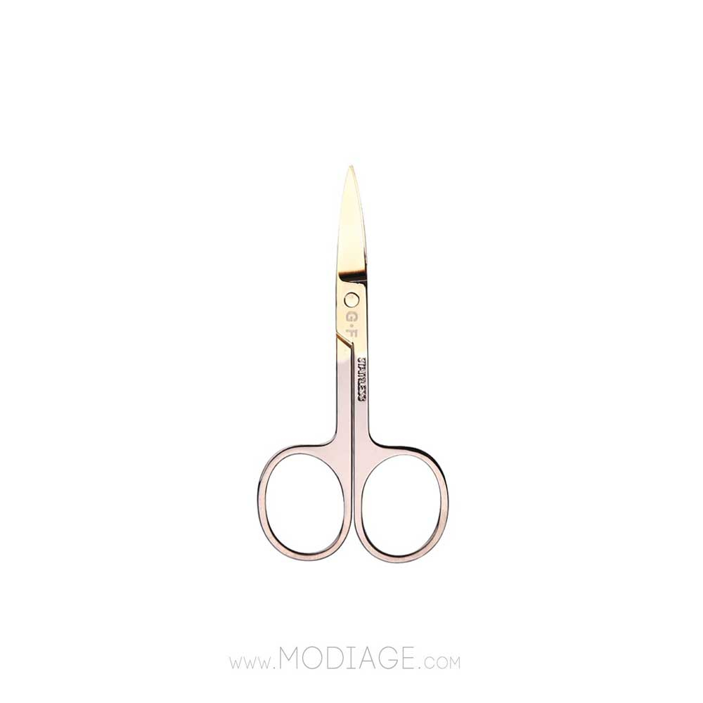 قیچی ابرو سر طلایی گلدن فیشر Golden Fisher eyebrow scissor