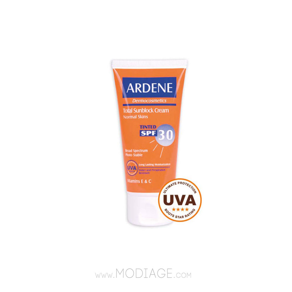 کرم ضد آفتاب spf30 ویتامینه آردنArdene Total Sunblock Tinted Cream SPF30