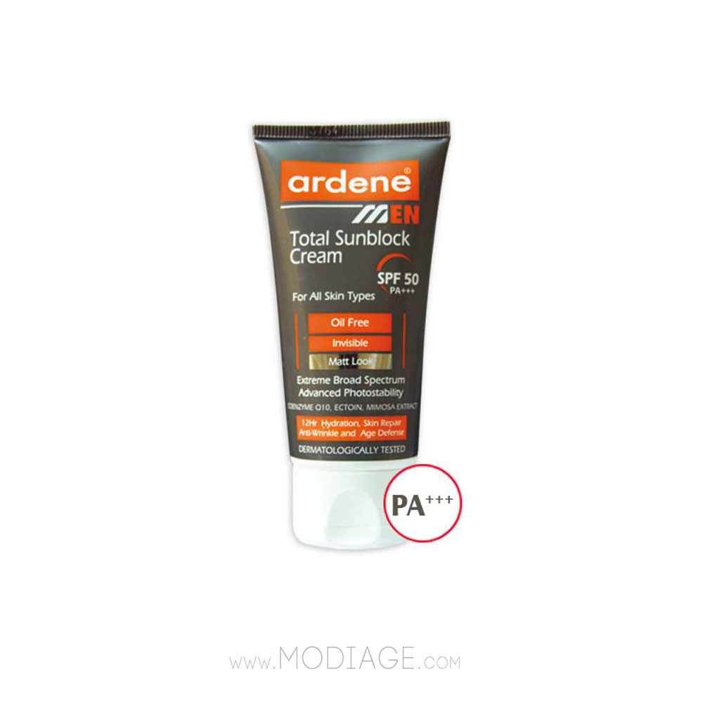 کرم ضد آفتاب SPF 50 چند کاره آقایان آردن_Ardene Total Sunblock Cream SPF50 For Men