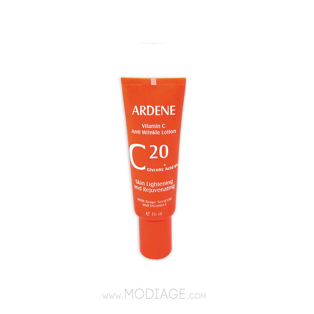 لوسیون ضدچروک حاوی ویتامین ث C20 آردن  arden vitamin c anti wrinkle cream