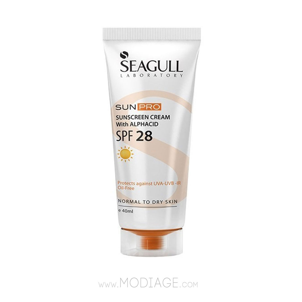 کرم ضدآفتاب SPF28 سی‌گل Seagull