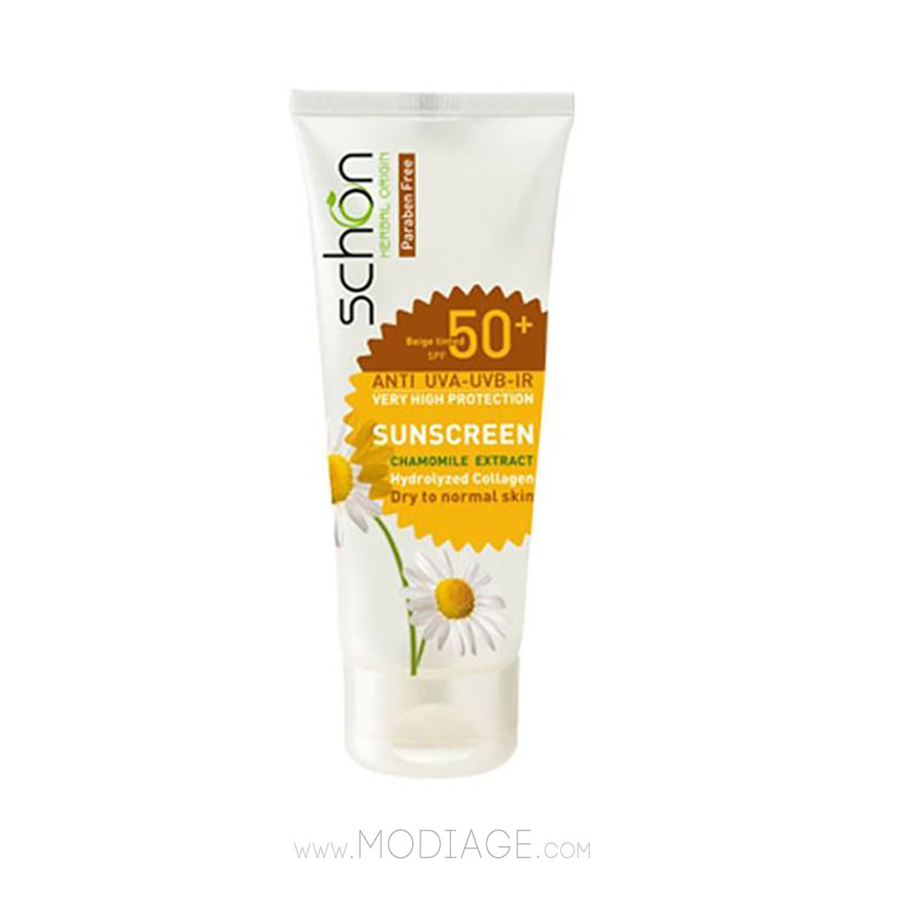 ضد آفتاب spf 50 بژ شون schon