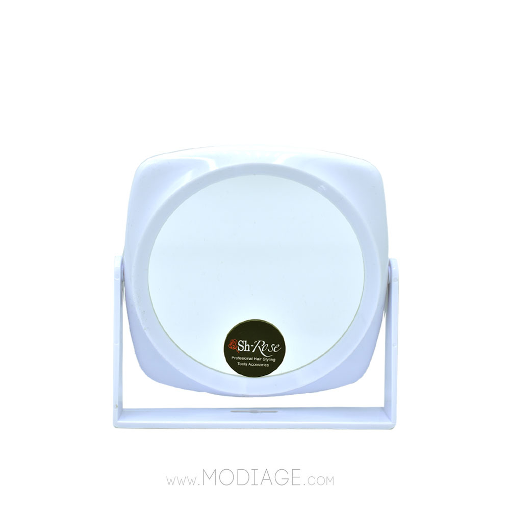 آینه رو میزی سفید شی رز Sh-Rose