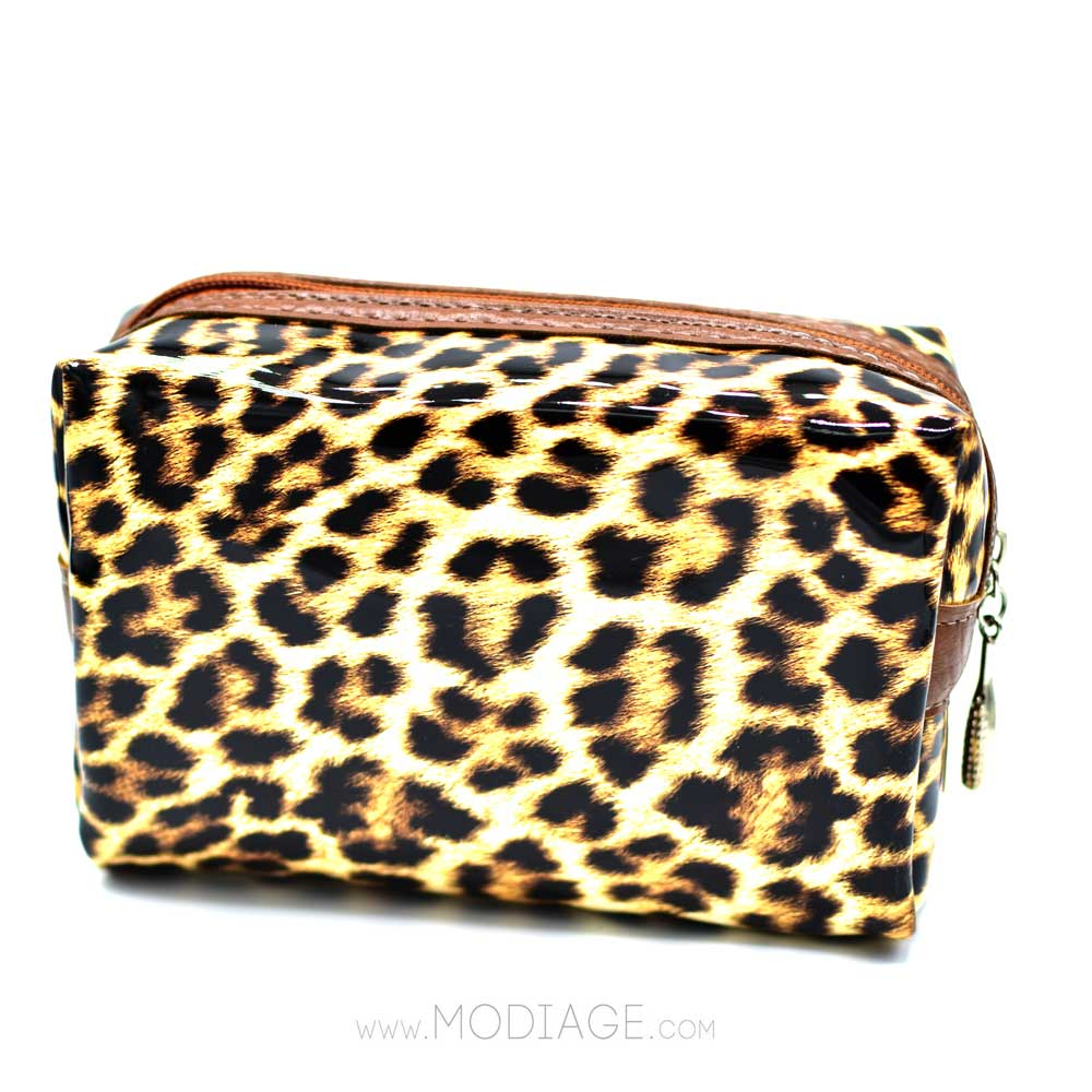 کیف آرایشی پلنگی براق مدیاژ
