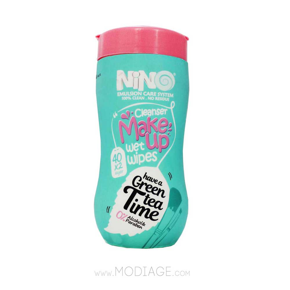 دستمال مرطوب کمر باریک چای سبز نینو Nino