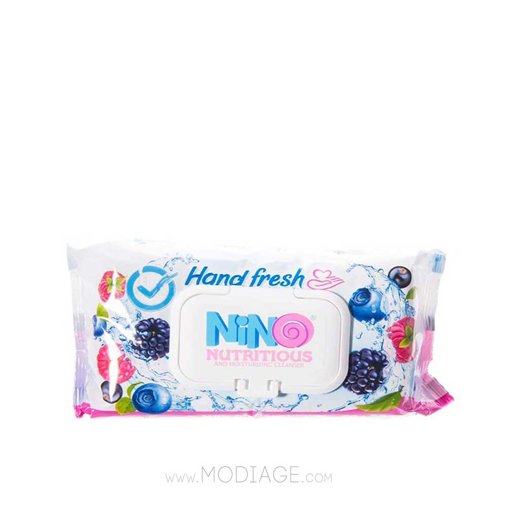 دستمال مرطوب دست و صورت نینو Nino