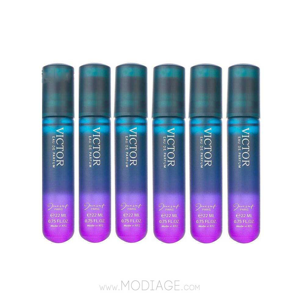 بسته 6 عددی عطر جیبی مردانه ویکتور ژک ساف Victor