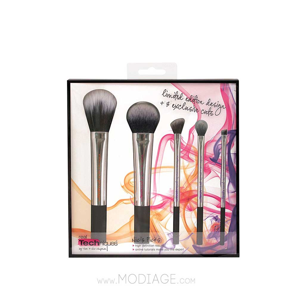 ست براش آرایشی نیکز پیکز ریل تکنیک Nics Picks