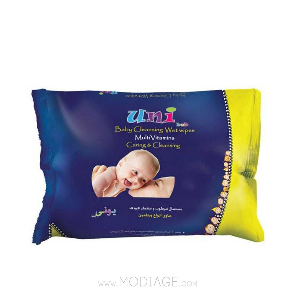 دستمال مرطوب کودک مولتی ویتامین یونی بب Uni Beb