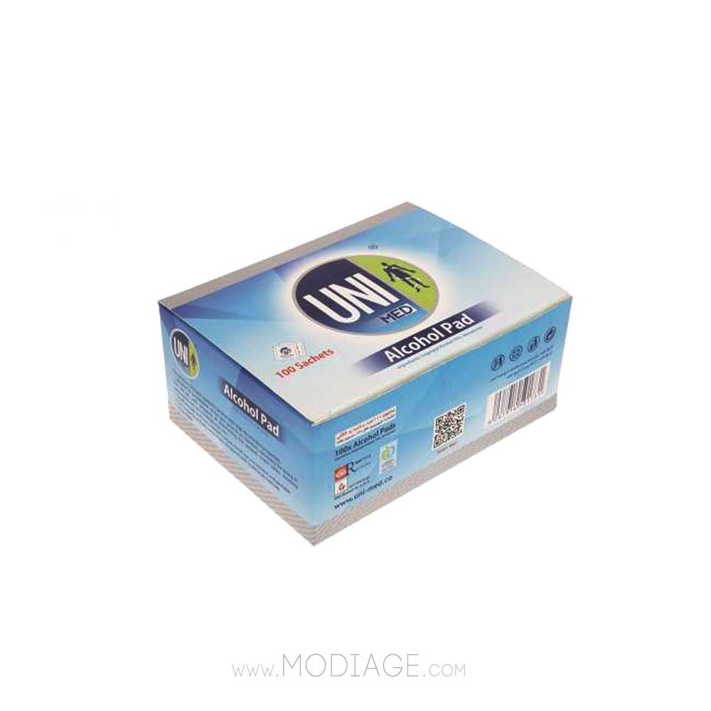 پد الکلی 100 عددی یونی مد Uni Med