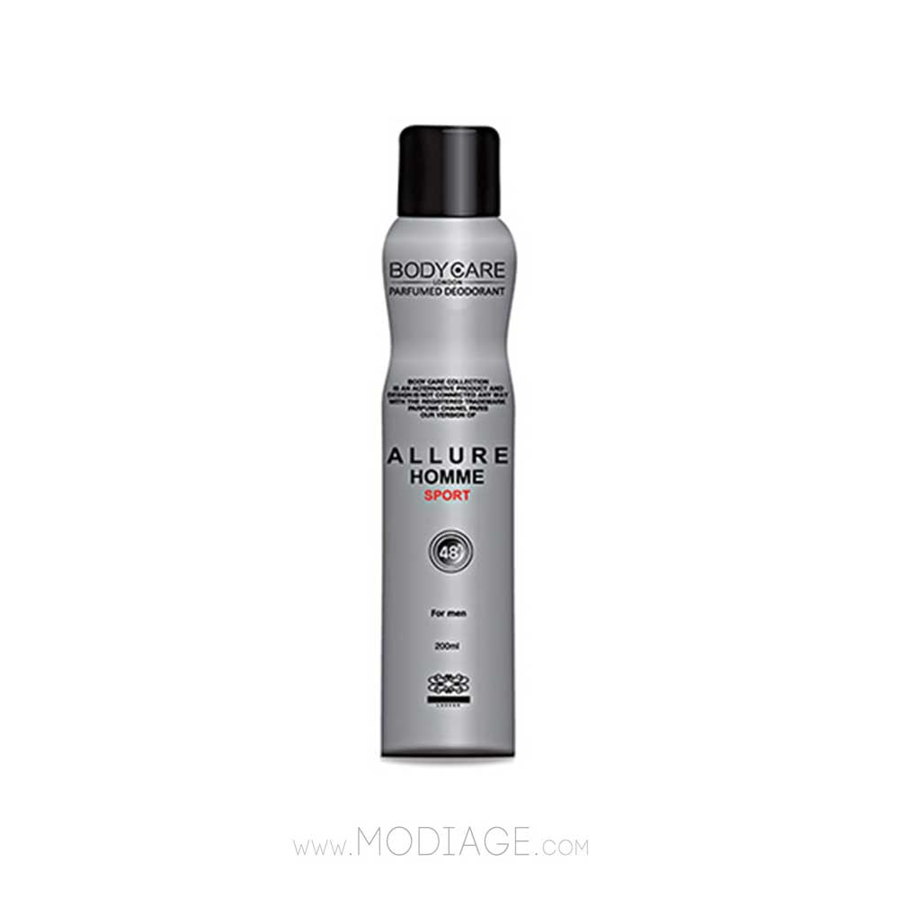 اسپری دئودورانت مردانه بادی کر ALLURE HOMME
