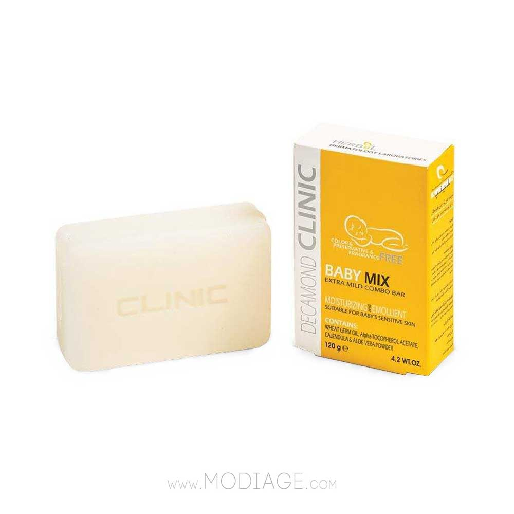 decamondClinic Baby Mix Extra Mild Combo Bar پن کودکان بیبی میکس دکاموند کلینیک decamond CLINIC