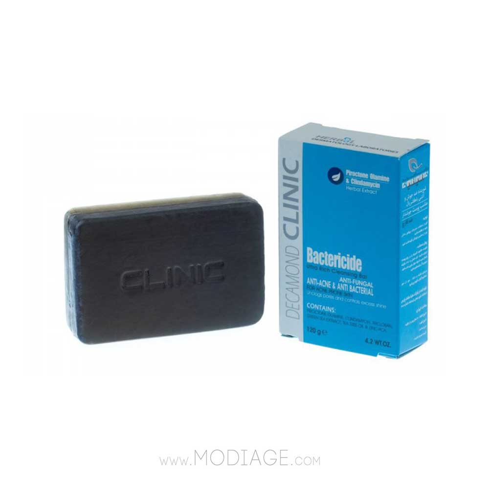 decamondClinic Bactericide Cleansing Bar پن باکتریساید دکاموند کلینیک decamond CLINIC
