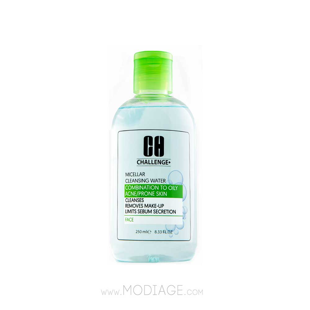 Challenge Sebogreen Micellar Water 250ml میسلار واتر پوست چرب چلنج challenge