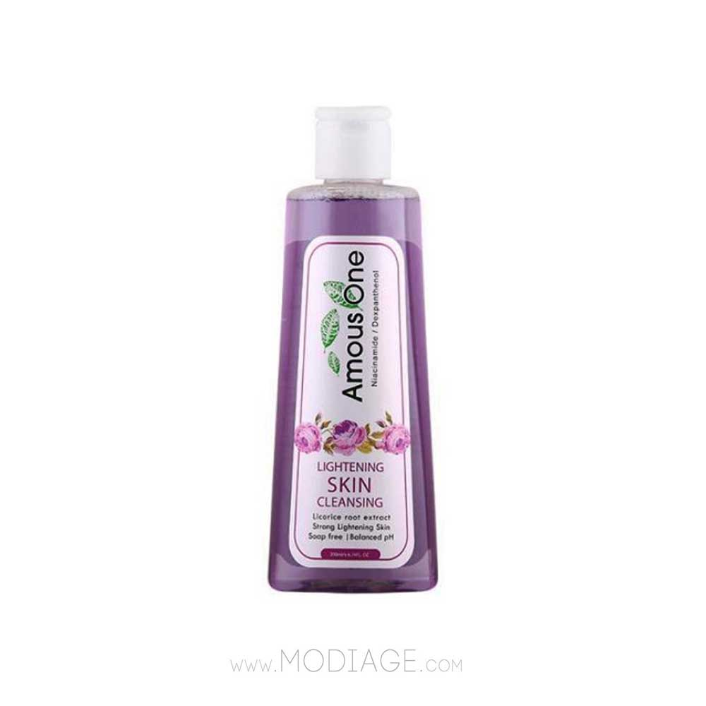 Amous one lightening skin cleansing ژل شستشوی صورت روشن کننده آموس وان amous one