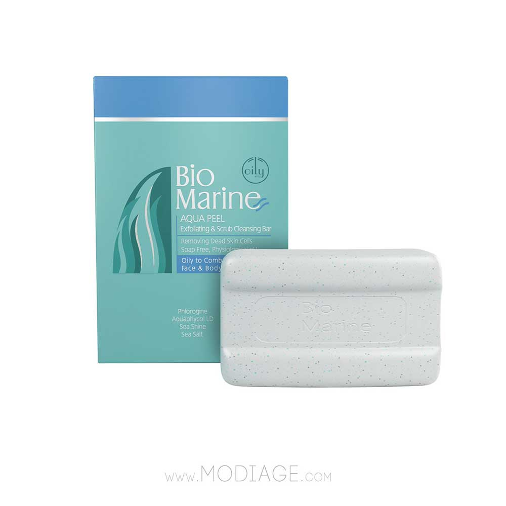 Bio Marine aqua peel scrub cleansing bar پن لایه بردار بایومارین Bio Marine