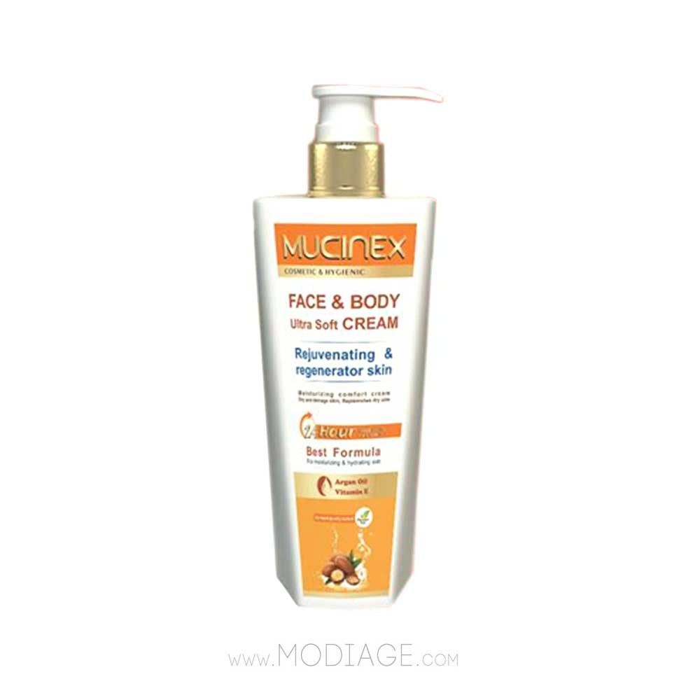 کرم دست و صورت روغن آرگان و ویتامین ای ماسینکس mucinex