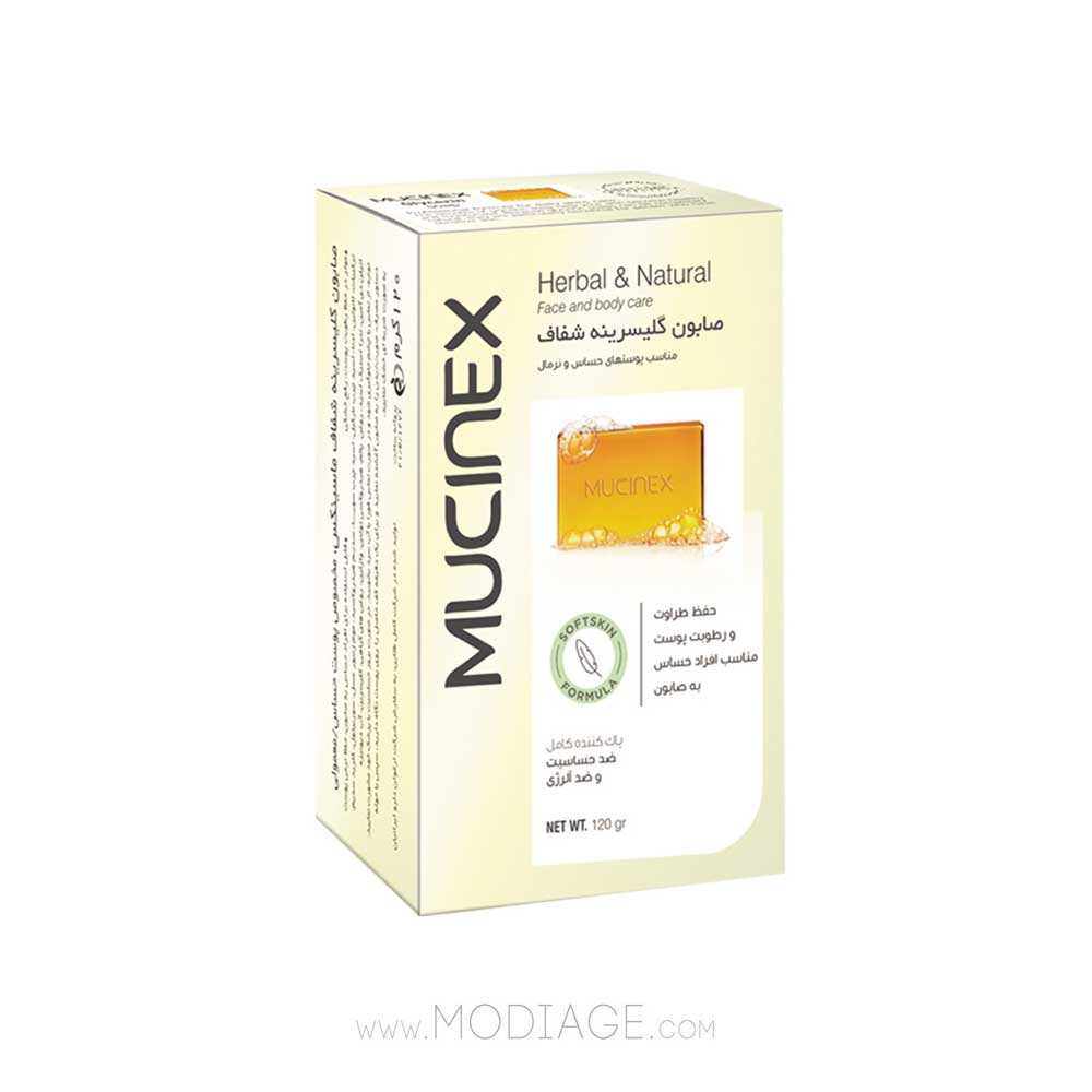 Mucinex Glycerin Soap صابون گلیسیرین ماسینکس mucinex