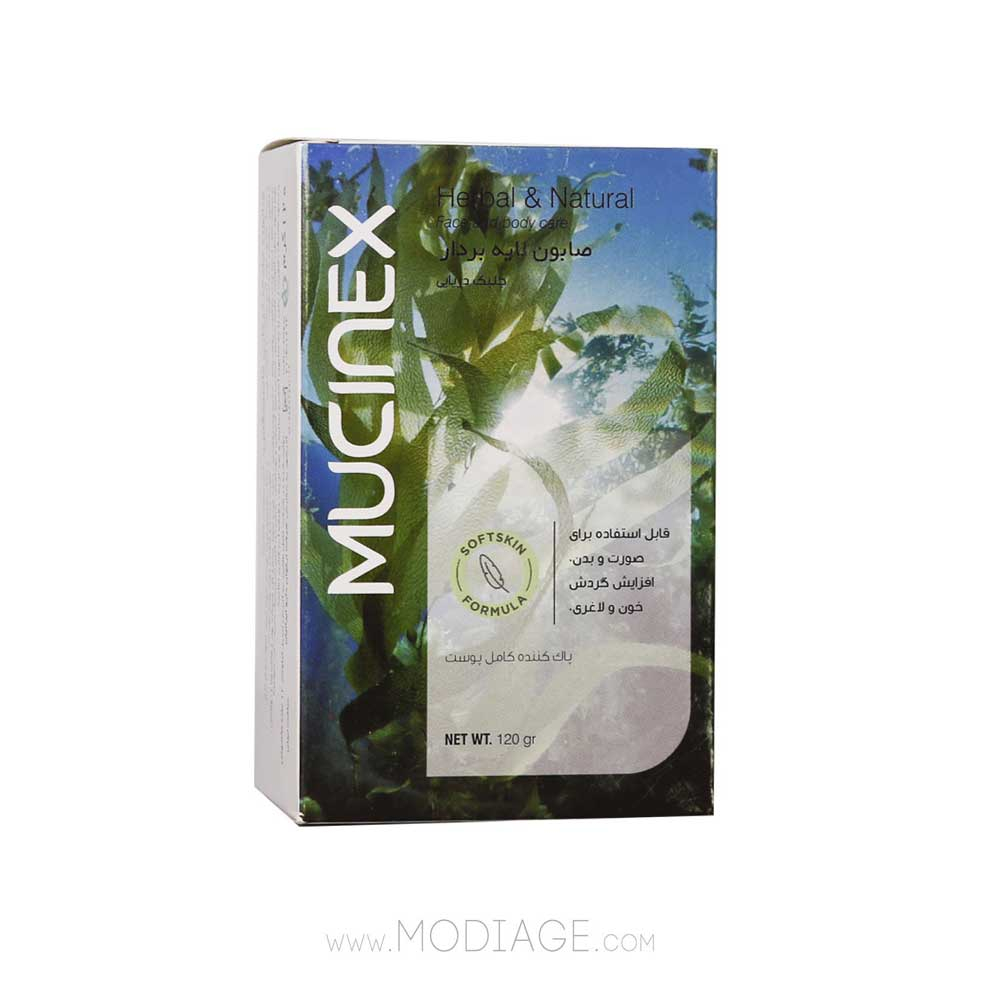 Mucinex Seaweed Soap صابون جلبک دریایی ماسینکس mucinex