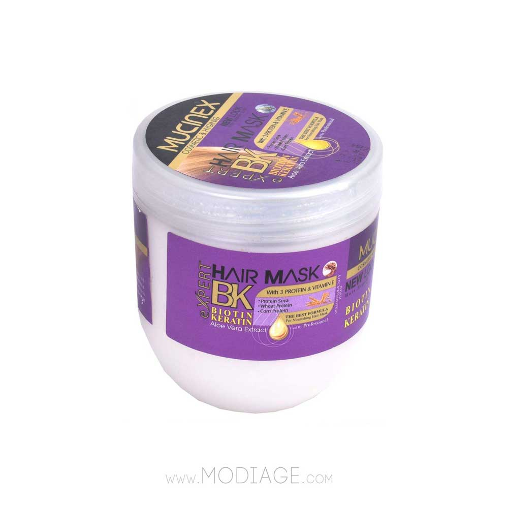 ماسک موی بیوتین و کراتین ماسینکس mucinex