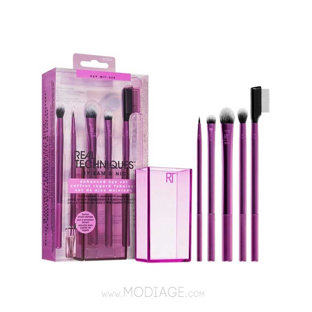 Real Techniques Enhanced Eye Set ست براش چشم ریل تکنیک ENHANCED