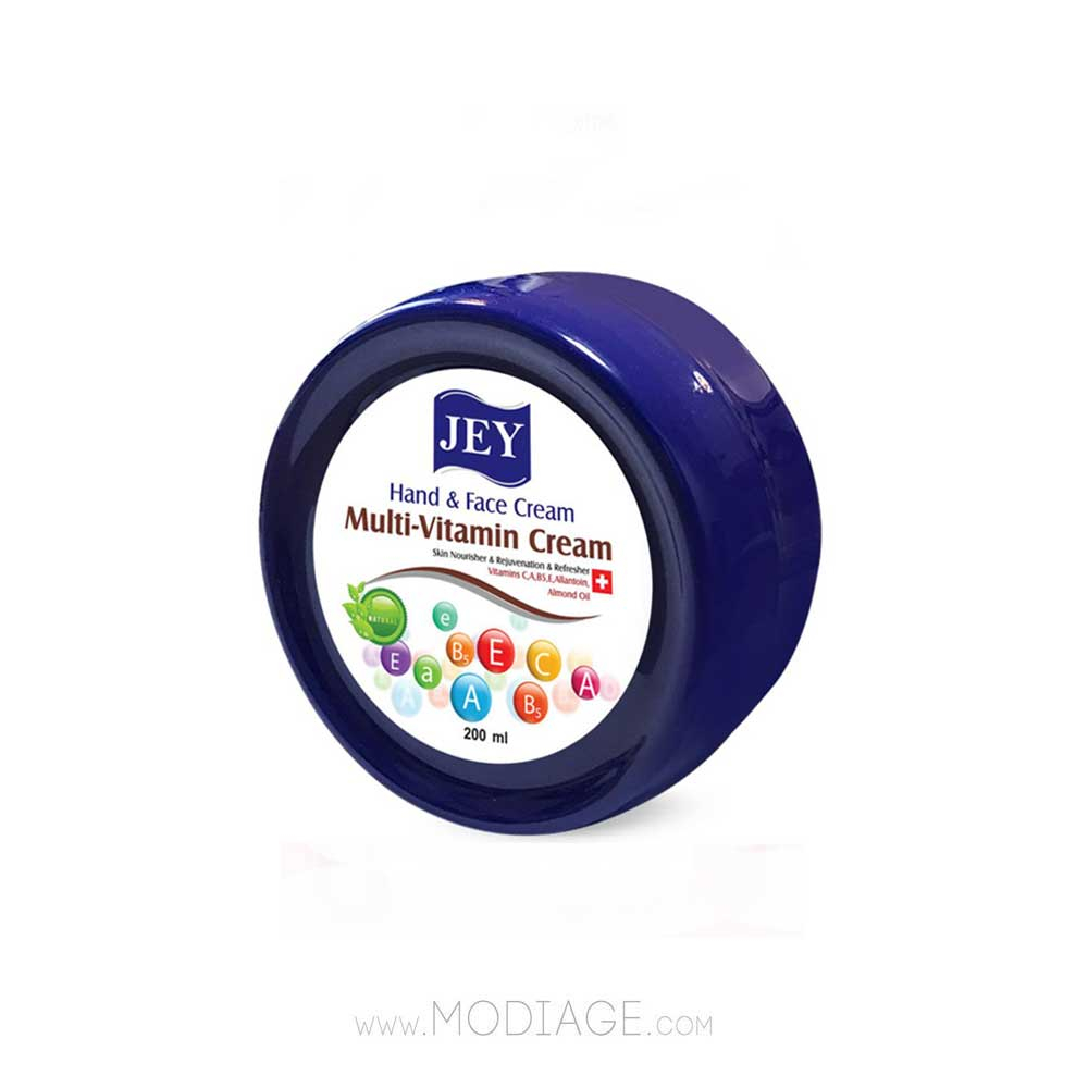 کرم کاسه ای دست و صورت مولتی ویتامین جی Jey