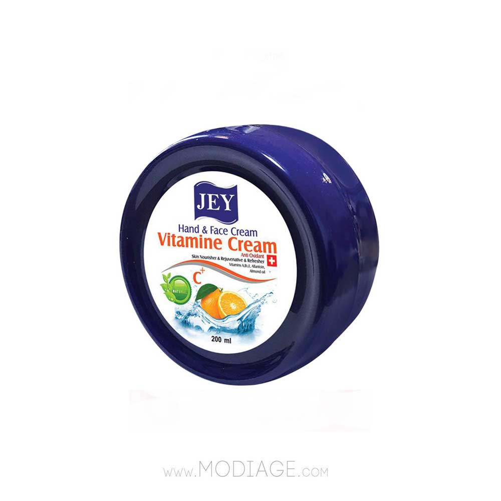 کرم کاسه ای دست و صورت ویتامین C جی Jey