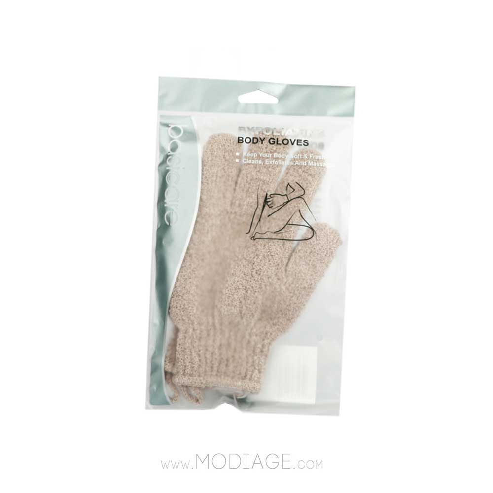 Exfoliating Body Gloves ليف لايه بردار دستکشي خاکستري بیسیک کر Basicare