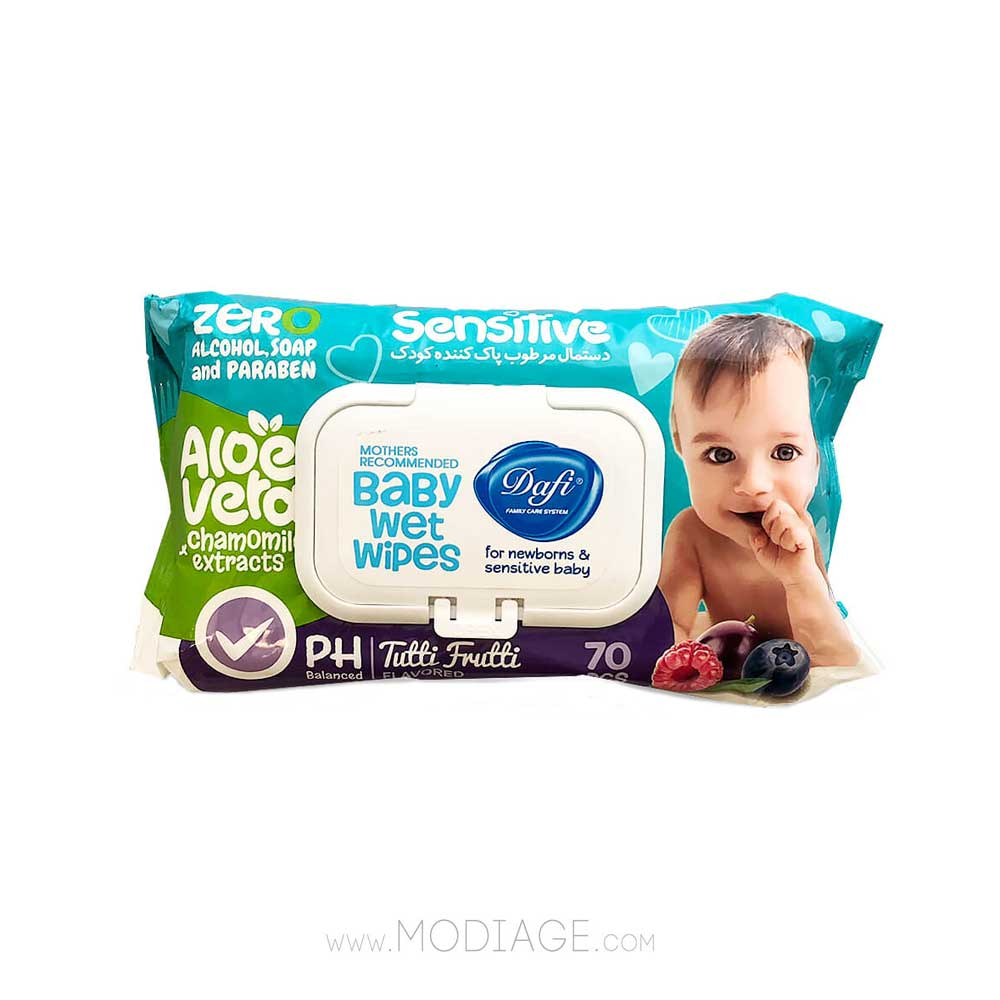 Dafi Baby Wet Wipes دستمال مرطوب پاک کننده کودک دافی Dafi
