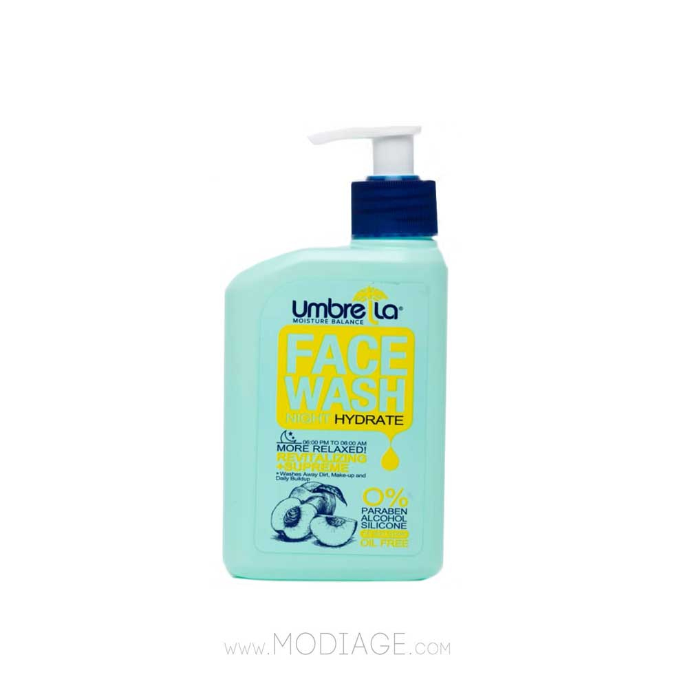 Umbrella Night Face Wash  ژل شستشو صورت مناسب استفاده شب انواع پوست آمبرلا Umbrella