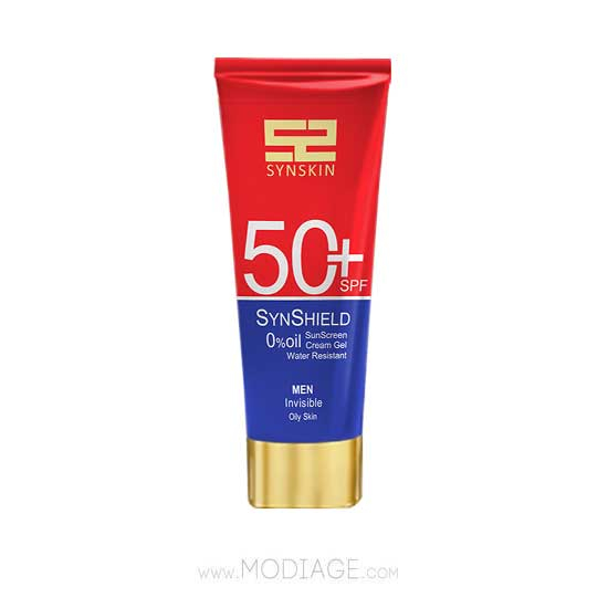 کرم ژل ضد آفتاب آقايان SPF50 ساین اسکین Synskin