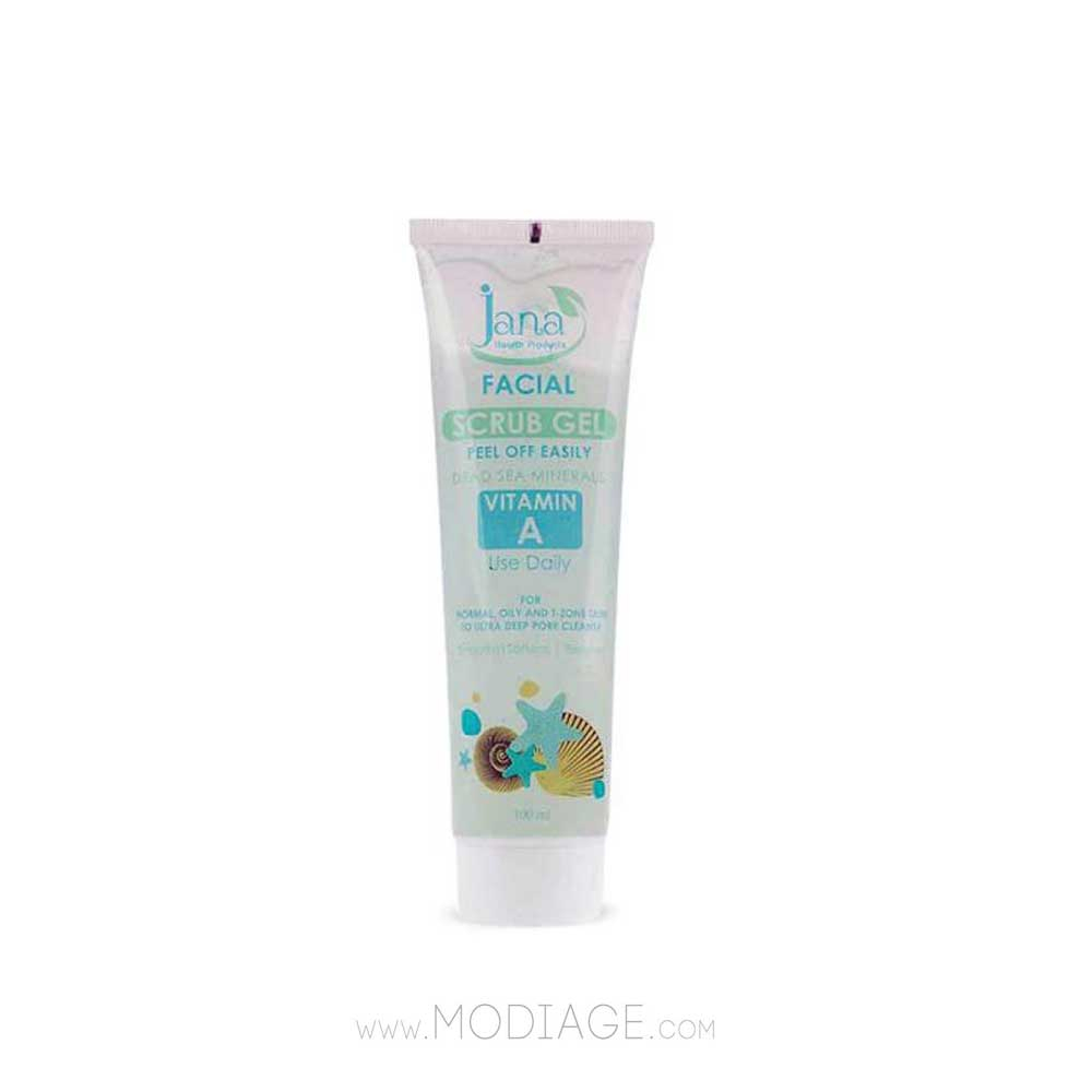 Jana Dead Sea Minerals Scrub Gel 100ml ژل اسکراب املاح دريایی جانا Jana