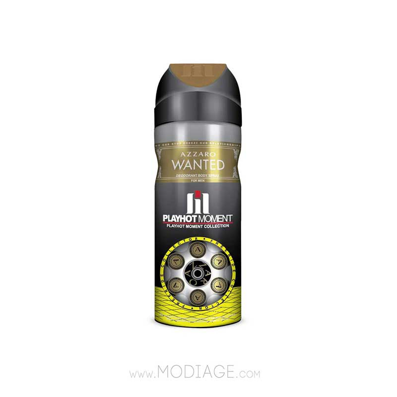 اسپری دئودورانت مردانه آزارو پلی هات مومنت Playhot Moment
