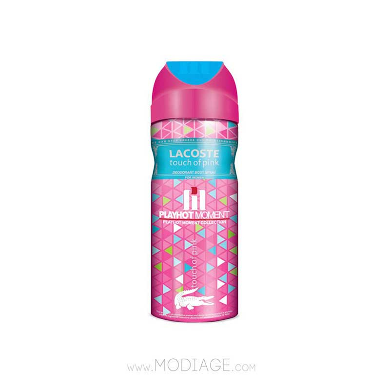 اسپری دئودورانت زنانه لاگوست پلی هات مومنت Playhot Moment