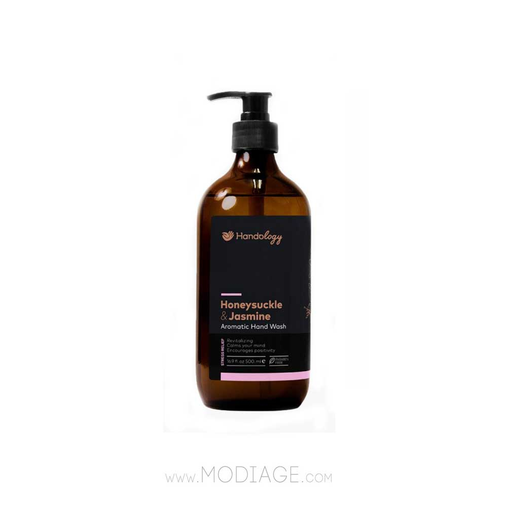 Handology Honeysuckle & Jasmine Aromatic Hand Wash مایع دستشویی یاسمن و پیچ امین الدوله هندولوژی Handology