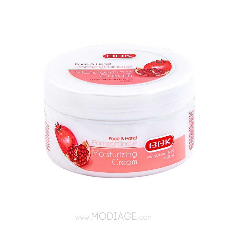 کرم مرطوب کننده کاسه‌ای با رایحه انار ببک BBK