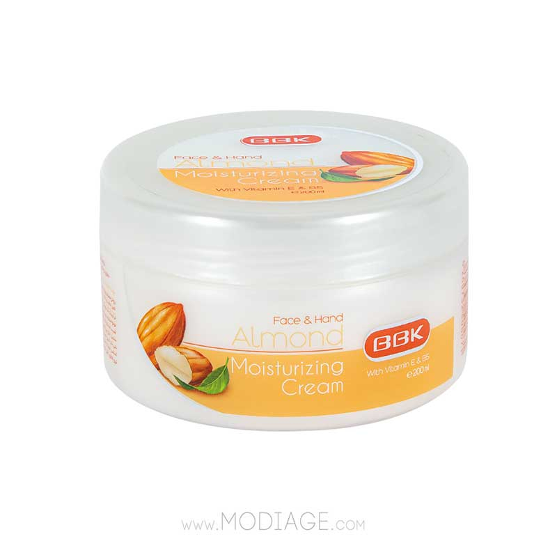 کرم مرطوب کننده کاسه‌ای با رایحه بادام ببک BBK