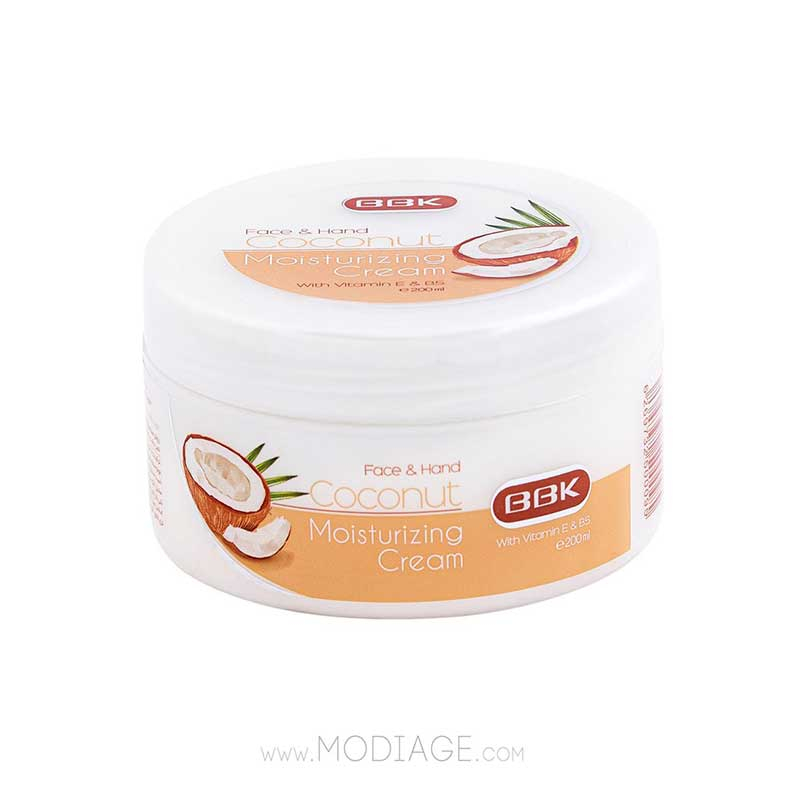 کرم مرطوب کننده کاسه‌ای با رایحه نارگیل ببک BBK