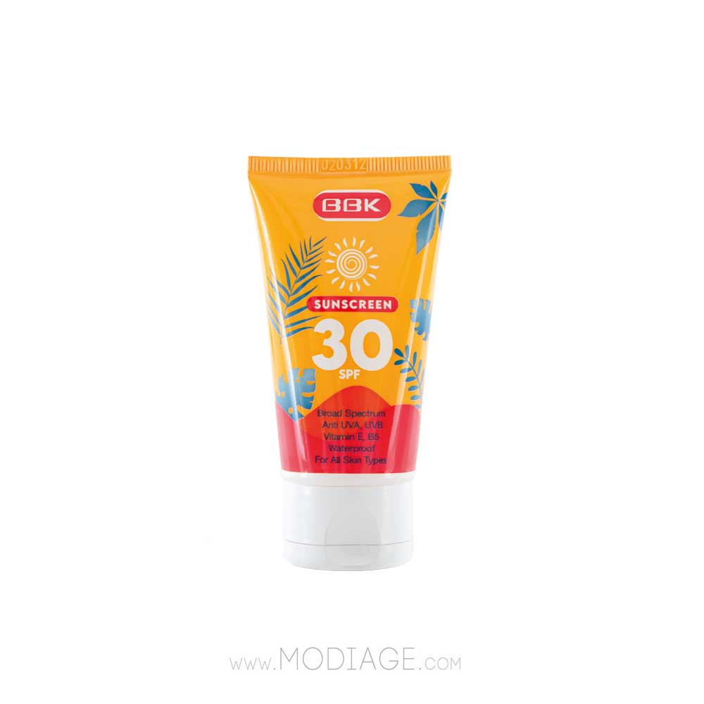کرم ضد آفتاب SPF 30 ببک BBK