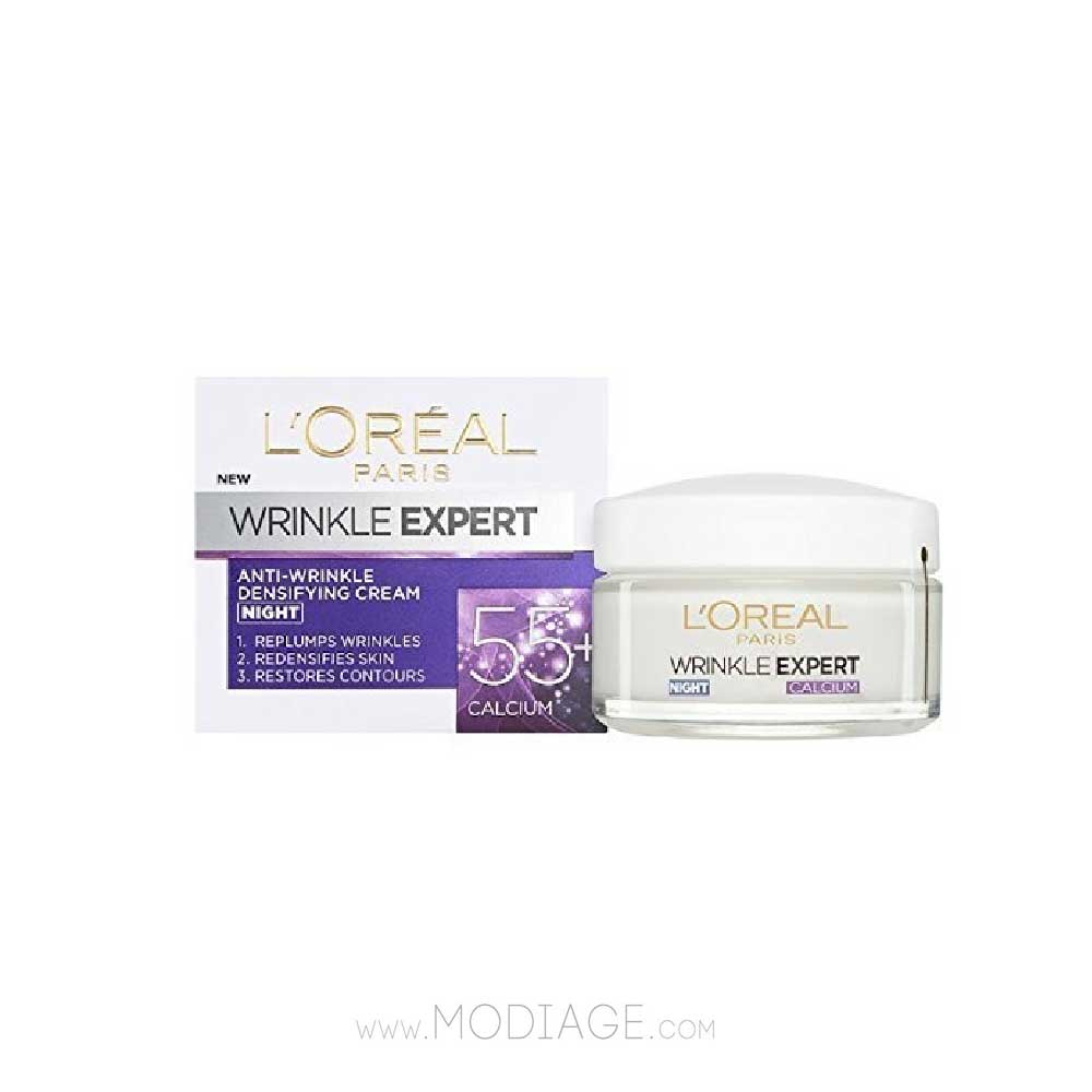 کرم شب ضدچروک کلسیم لورآل Wrinkle Expert 