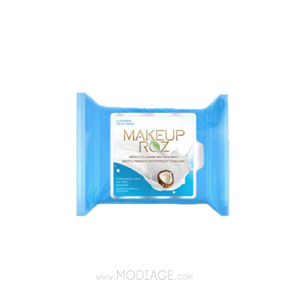 دستمال مرطوب آرایشی نارگیل میکاپ رز MakeUp Roz