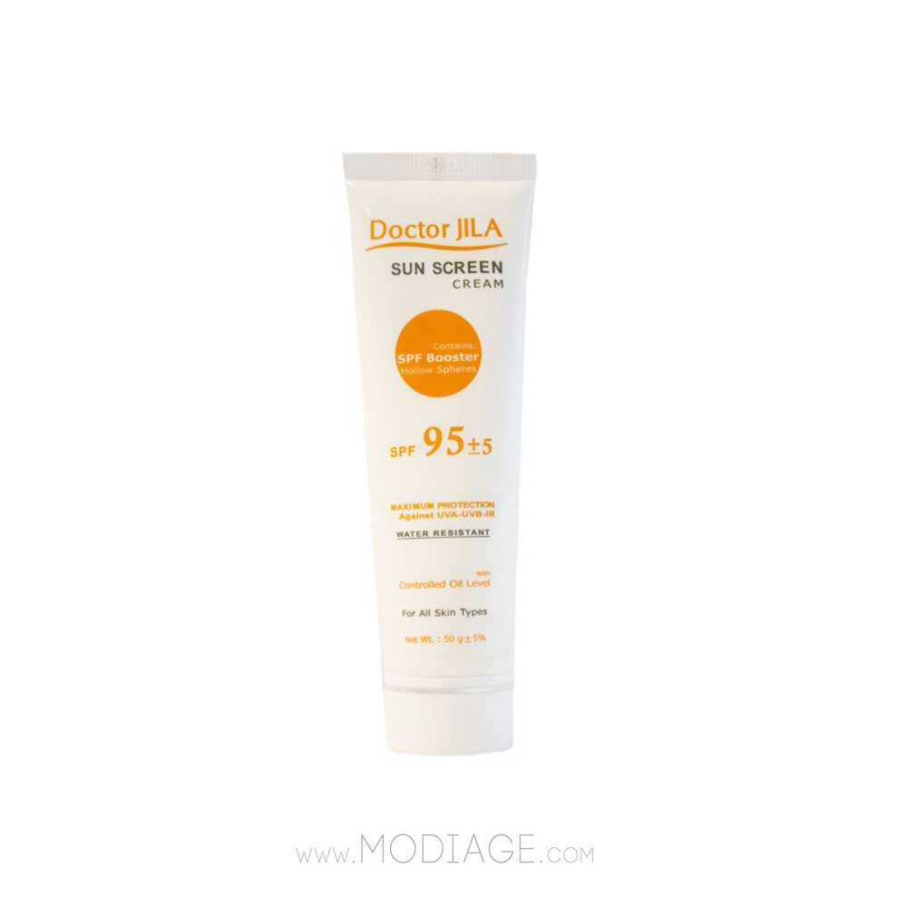 کرم ضدآفتاب SPF95 بی رنگ دکتر ژیلا Doctor JILA