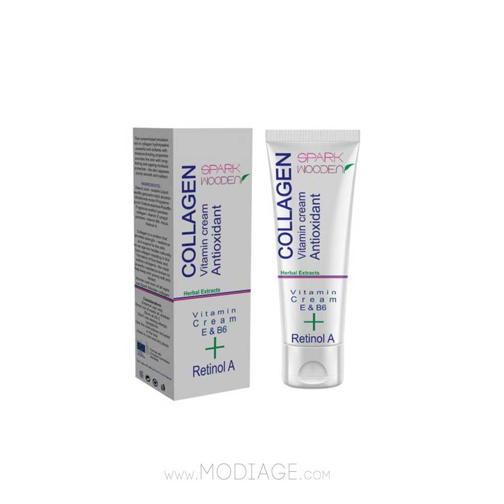 کرم کلاژن سفت کننده پوست اسپارک وودن Spark Wooden