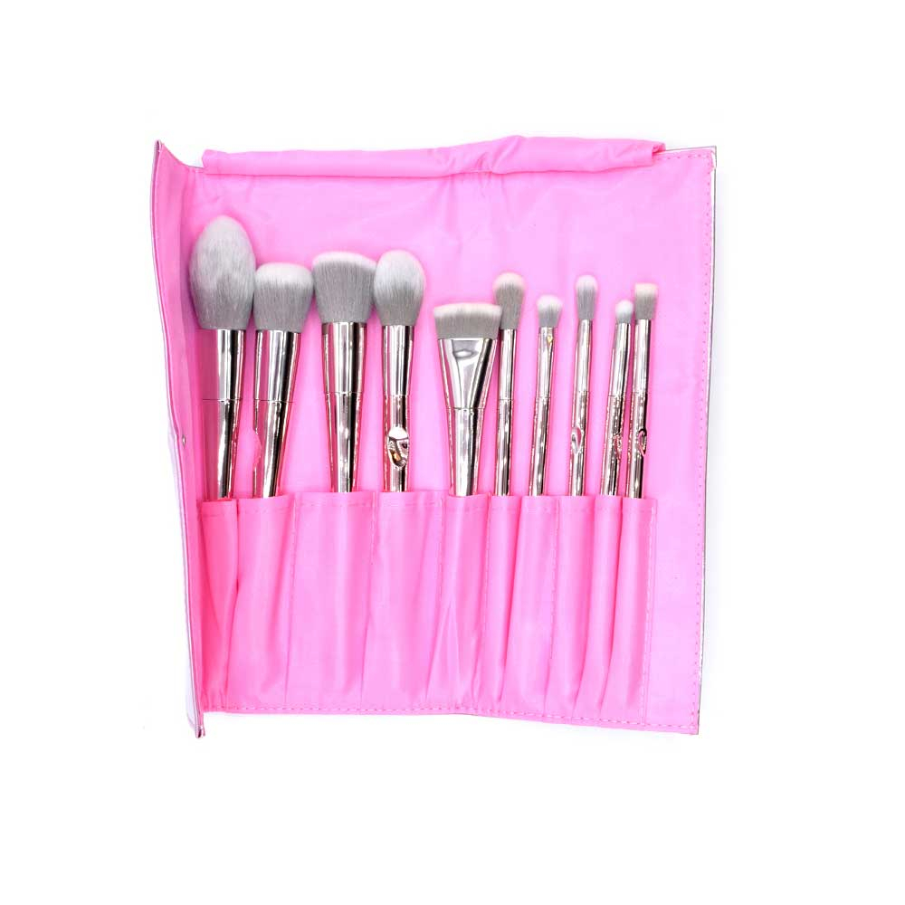 ست براش صورتی هولوگرامی مدیاژ Modiage