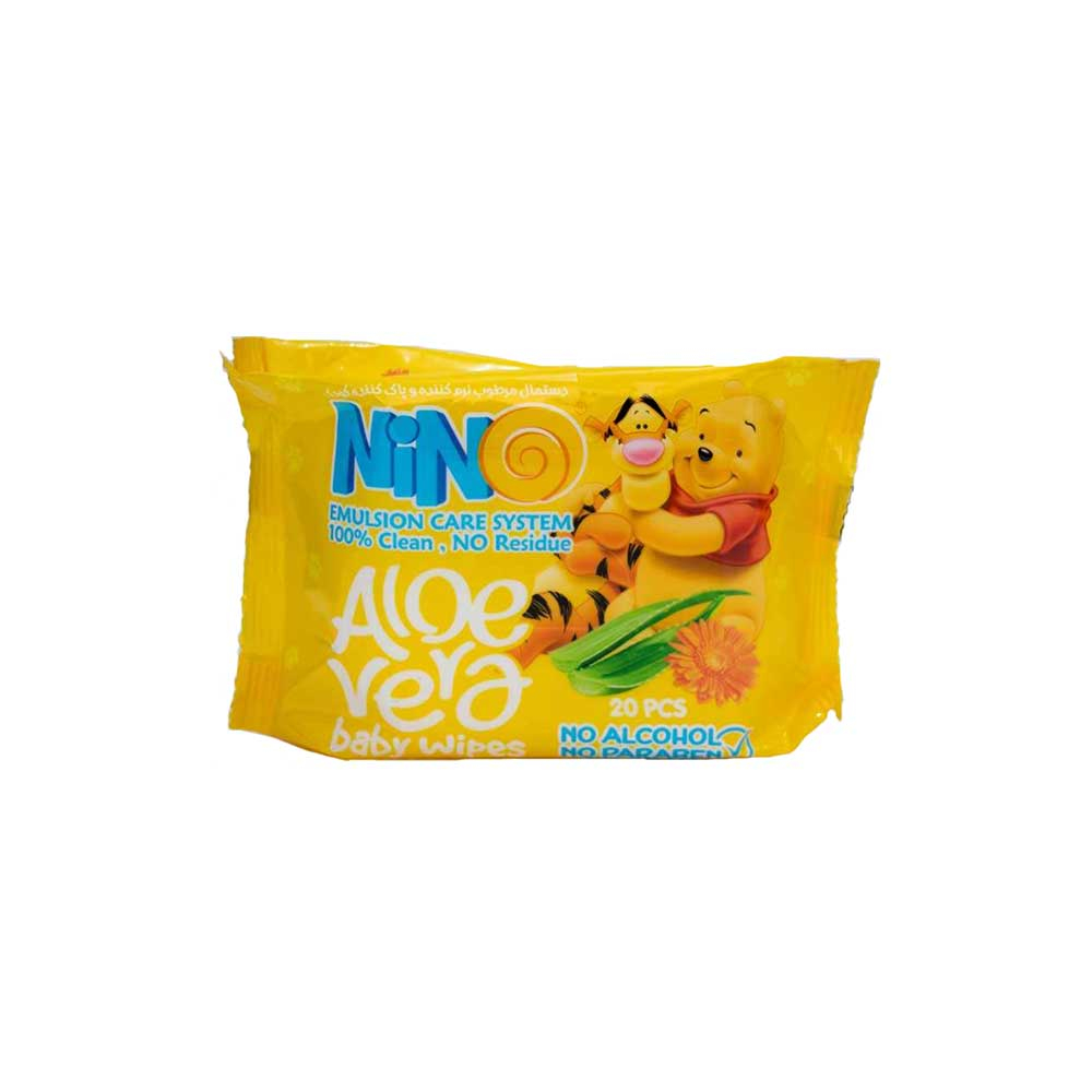 دستمال مرطوب کودک Aloevera نینو Nino