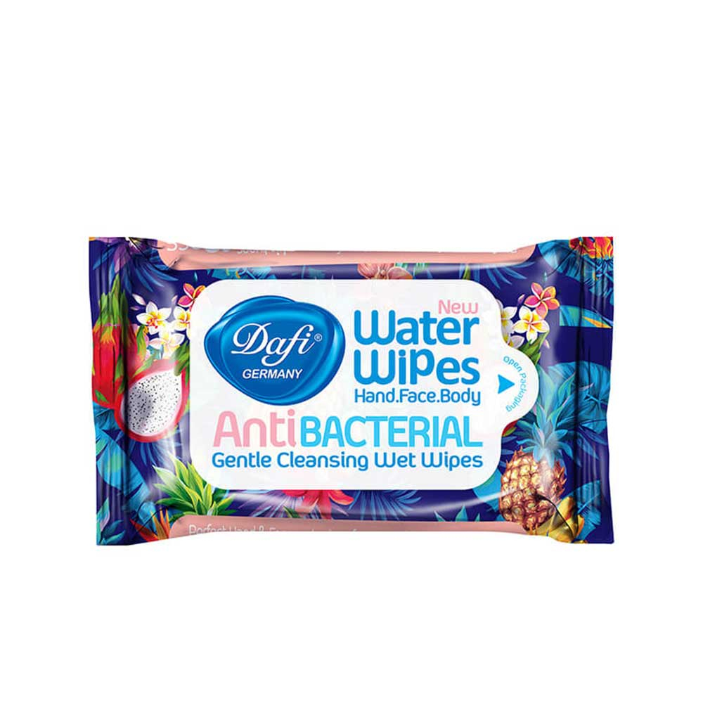 دستمال مرطوب پاک کننده دست و صورت آنتی باکتریال دافی DAFI