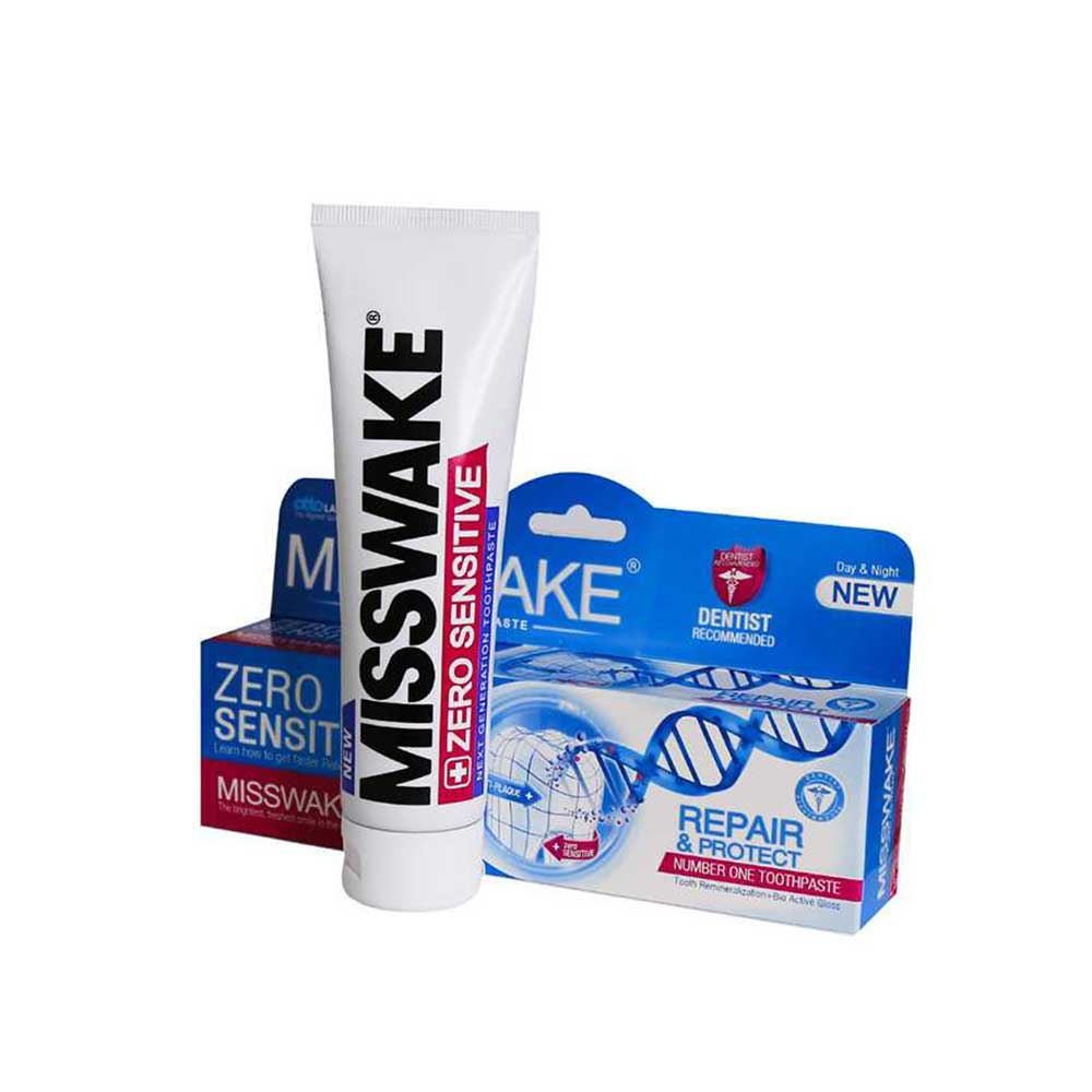 Misswake Zero Sensitive Toothpaste خمیردندان 75ml Zero Sensitive میسویک Misswake