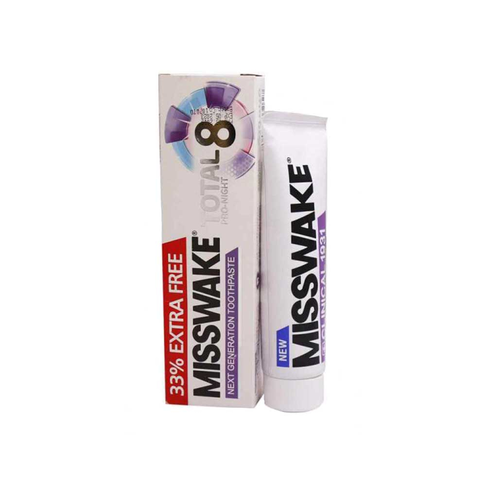 خمیر دندان  75ml Total 8 Pro Night میسویک Misswake
